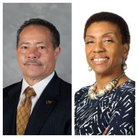 Archie Ervin (left) will serve as chair of the newly formed Georgia Tech Diversity, Equity, and Inclusion Council. Pearl Alexander (right) will serve as vice chair.