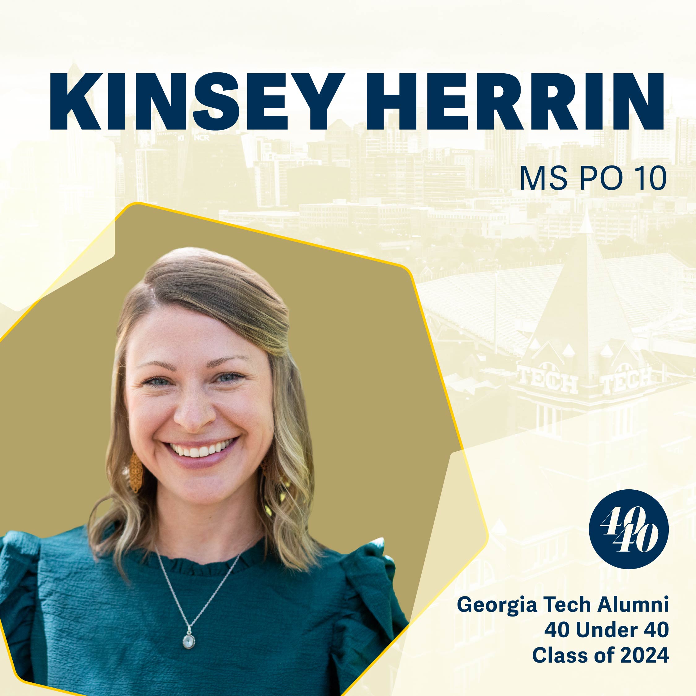 Kinsey Herrin, M.S. PO 2010 (Senior Research Scientist, Georgia Institute of Technology)