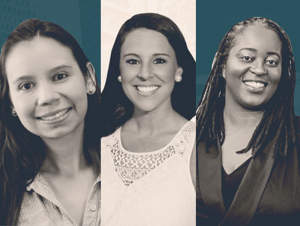 Kathryn Lanier (PhD Chem 17), Maria Soto-Giron (PhD BI 18), and Nseabasi Ufot (Psy 02) are included in a new program designed to recognize the achievements of young Georgia Institute of Technology alumni who are improving the human condition.