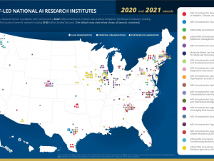AI map map of AI institutes in US
