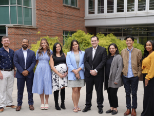 Members of the College of Sciences Young Alumni Board. (Sid Suratia)