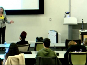 Beth Cabrera in class