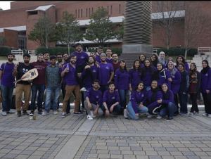 Zulfiqar with members of the Georgia Tech Muslim Student Association.